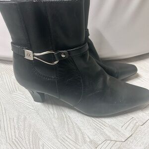 Anne Klein Black Heeled Boots